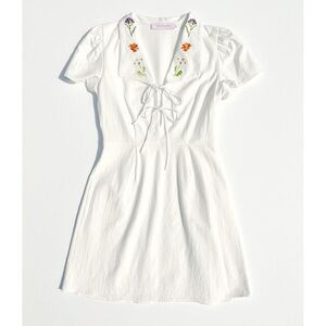 Lisa Says Gah Alexa Shirtdress - White